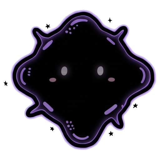 Void Gubbins, a dark blob glowing around the edges